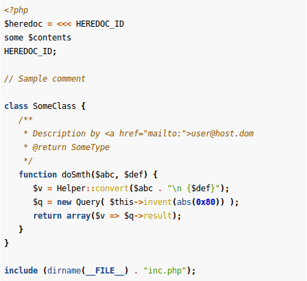 monokai example