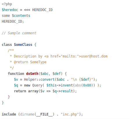 monokai example