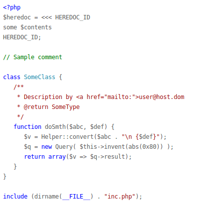 monokai example