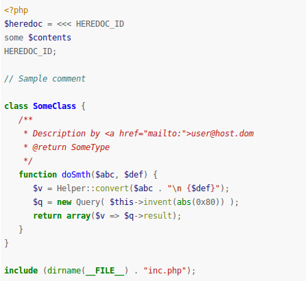 monokai example