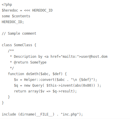 monokai example