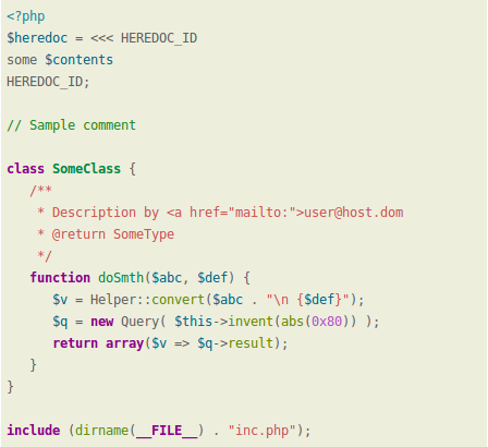 monokai example