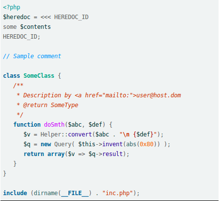 monokai example