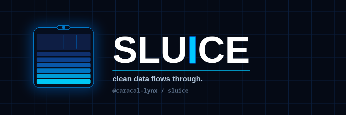 Sluice