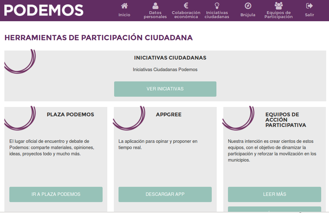 Pantallazo de Participa