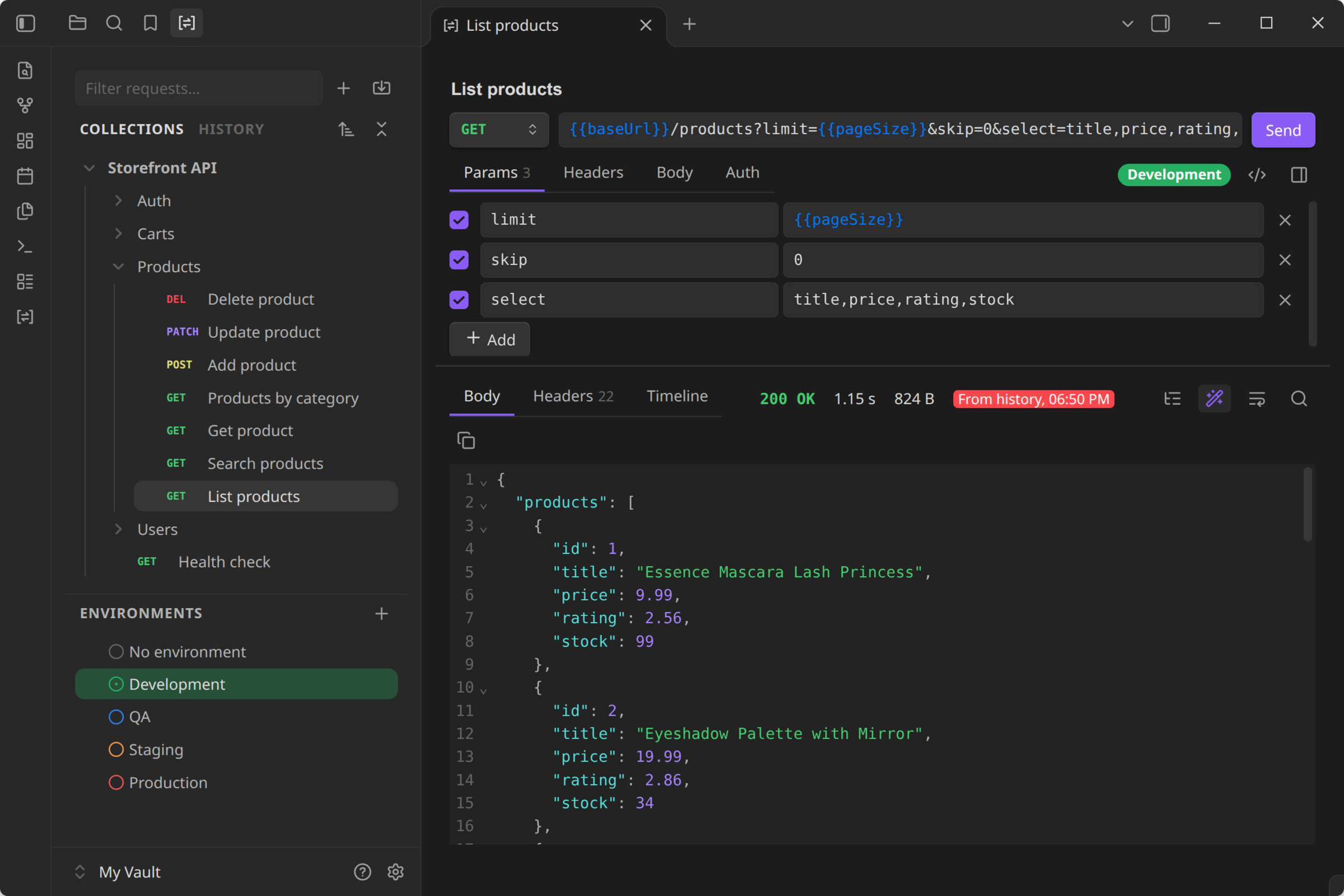 CarbonWire request and response in Obsidian