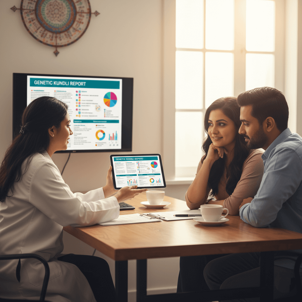 Sample genetic test report PDF preview