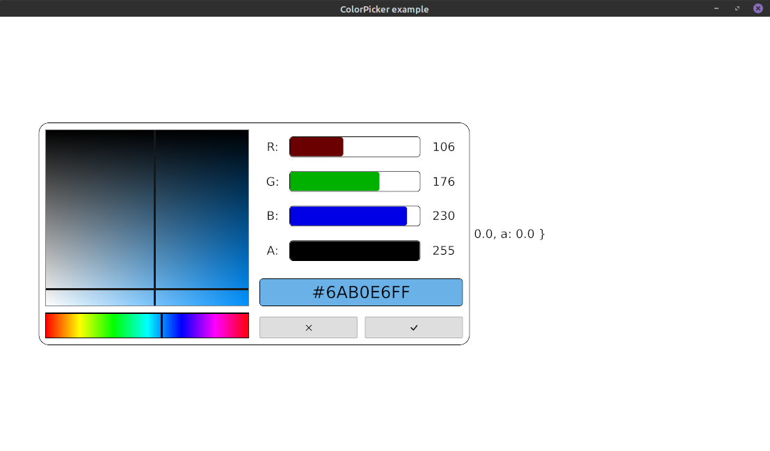 Color Picker showcase