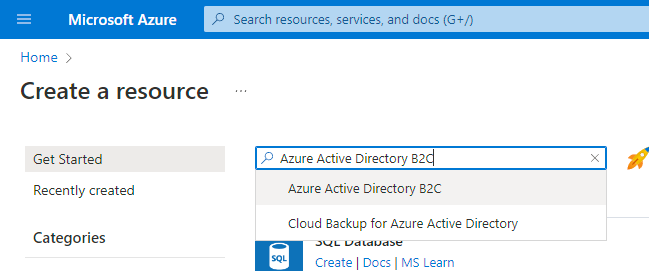 Azure Active Directory B2C