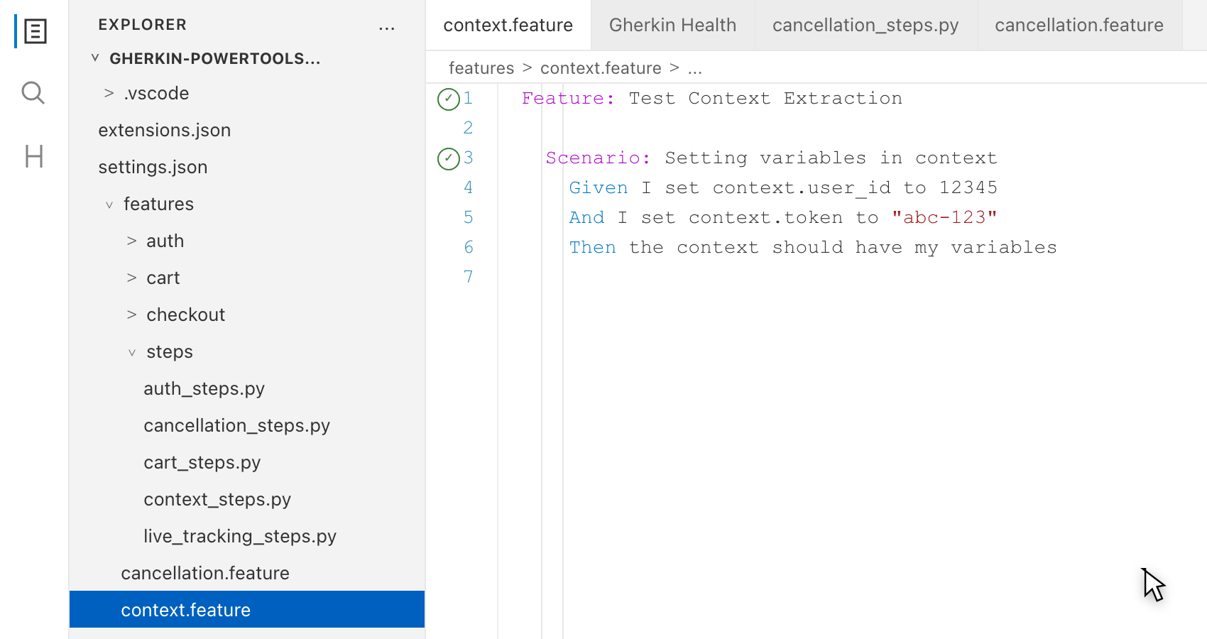 Go to Definition - jump from Gherkin step to Python decorator