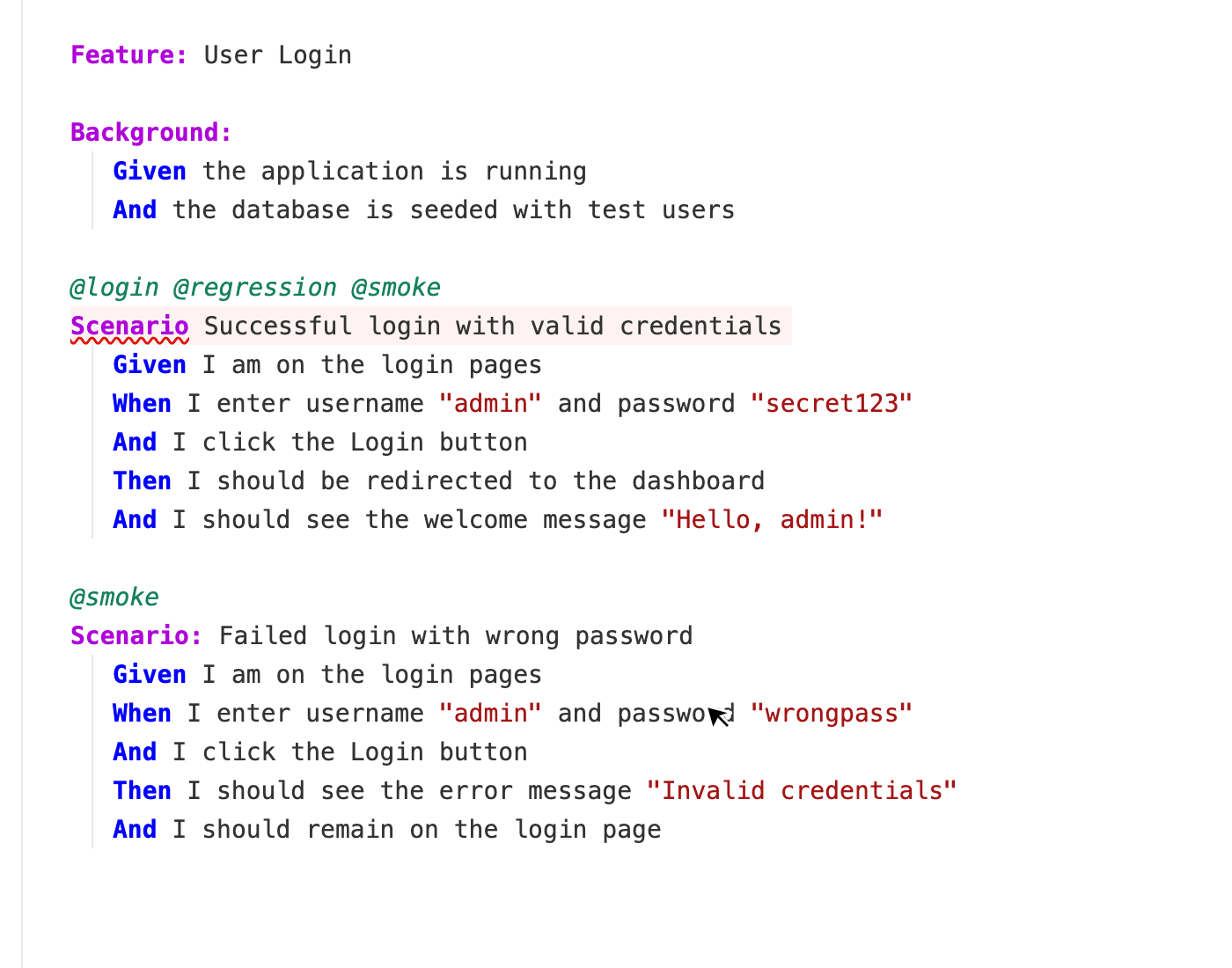 Linter - flags structural errors as you type