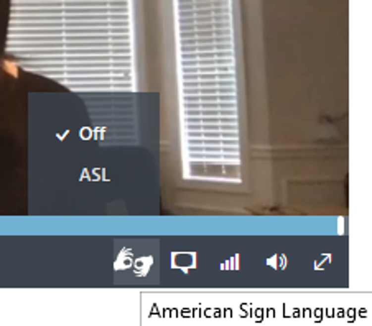 ASL Lenguaje de signos en videos