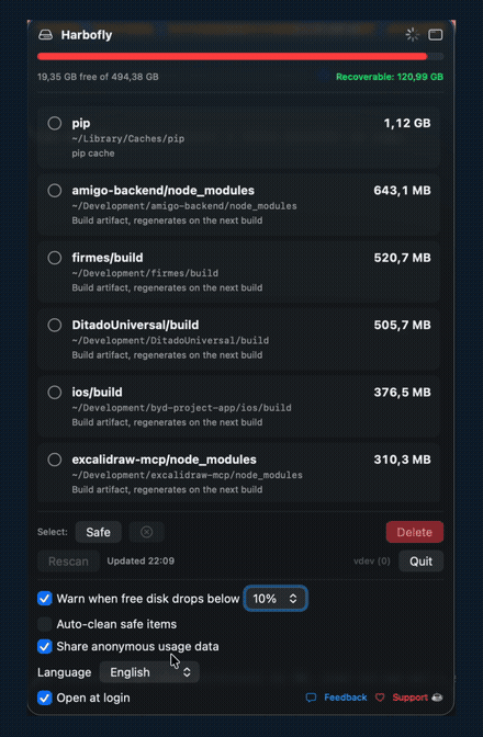 Harbofly screenshot 1