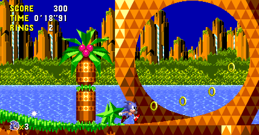 Palmtree Panic in widescreen