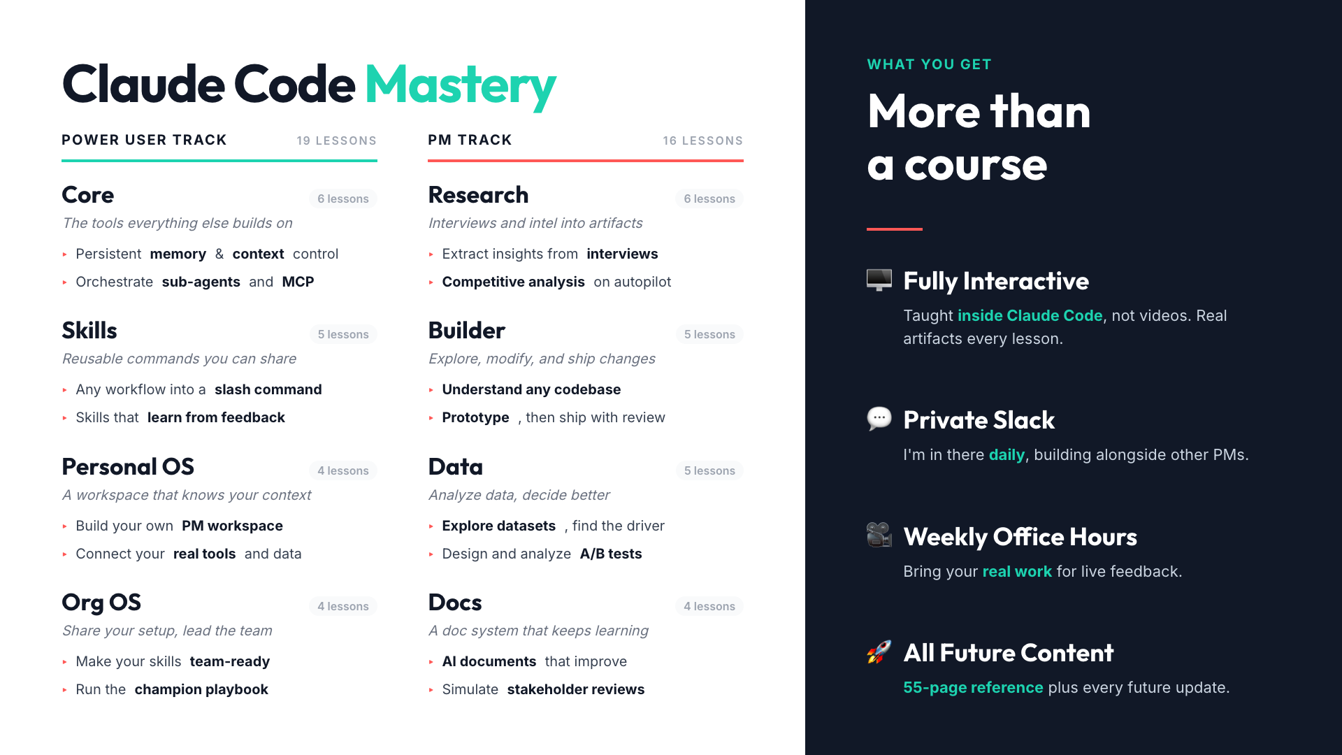 Claude Code Mastery syllabus