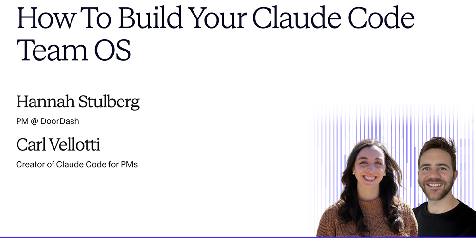 How to Build Your Claude Code Team OS workshop