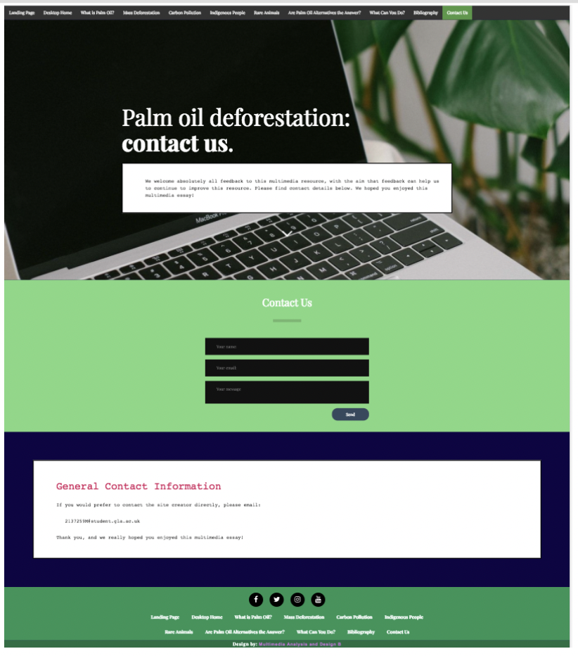 Eighth image showing final website designs