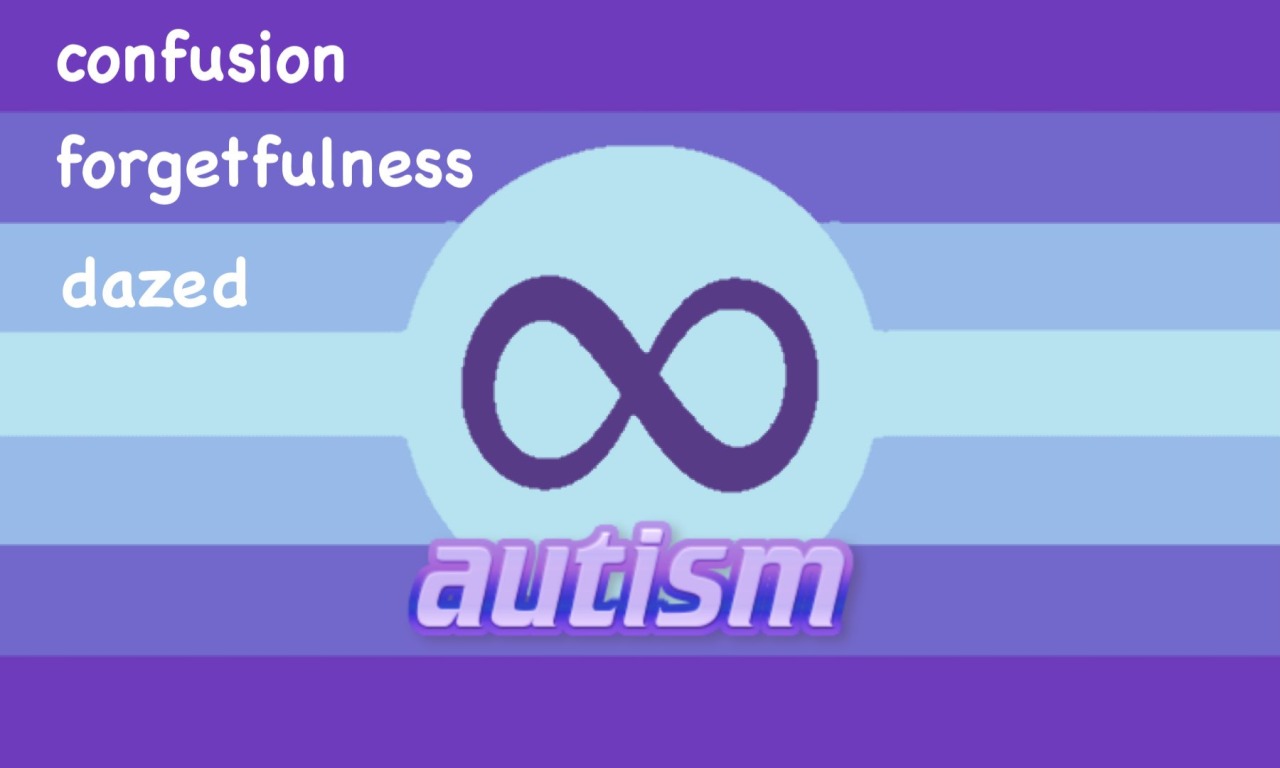 confused autism flag