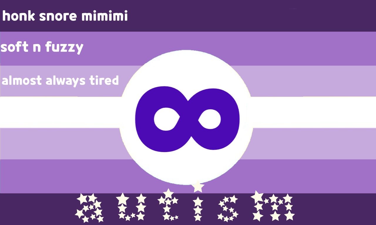 sleepy autism flag