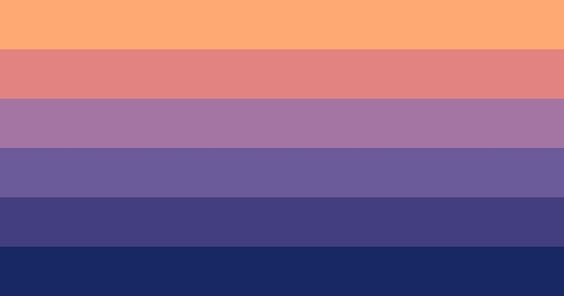 sunset personality disorder flag