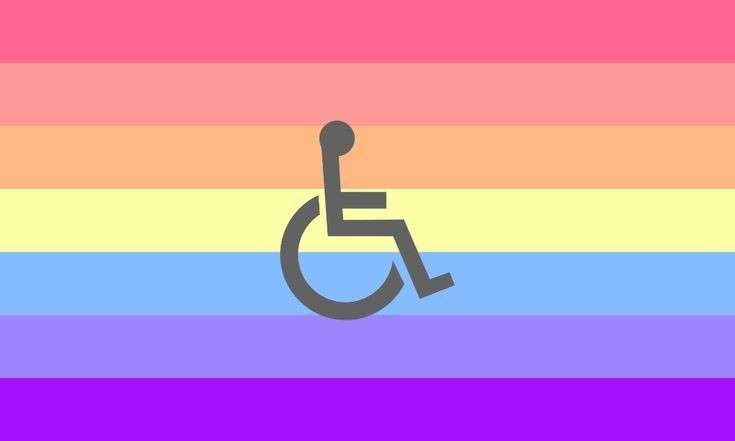 disabled xenogender flag