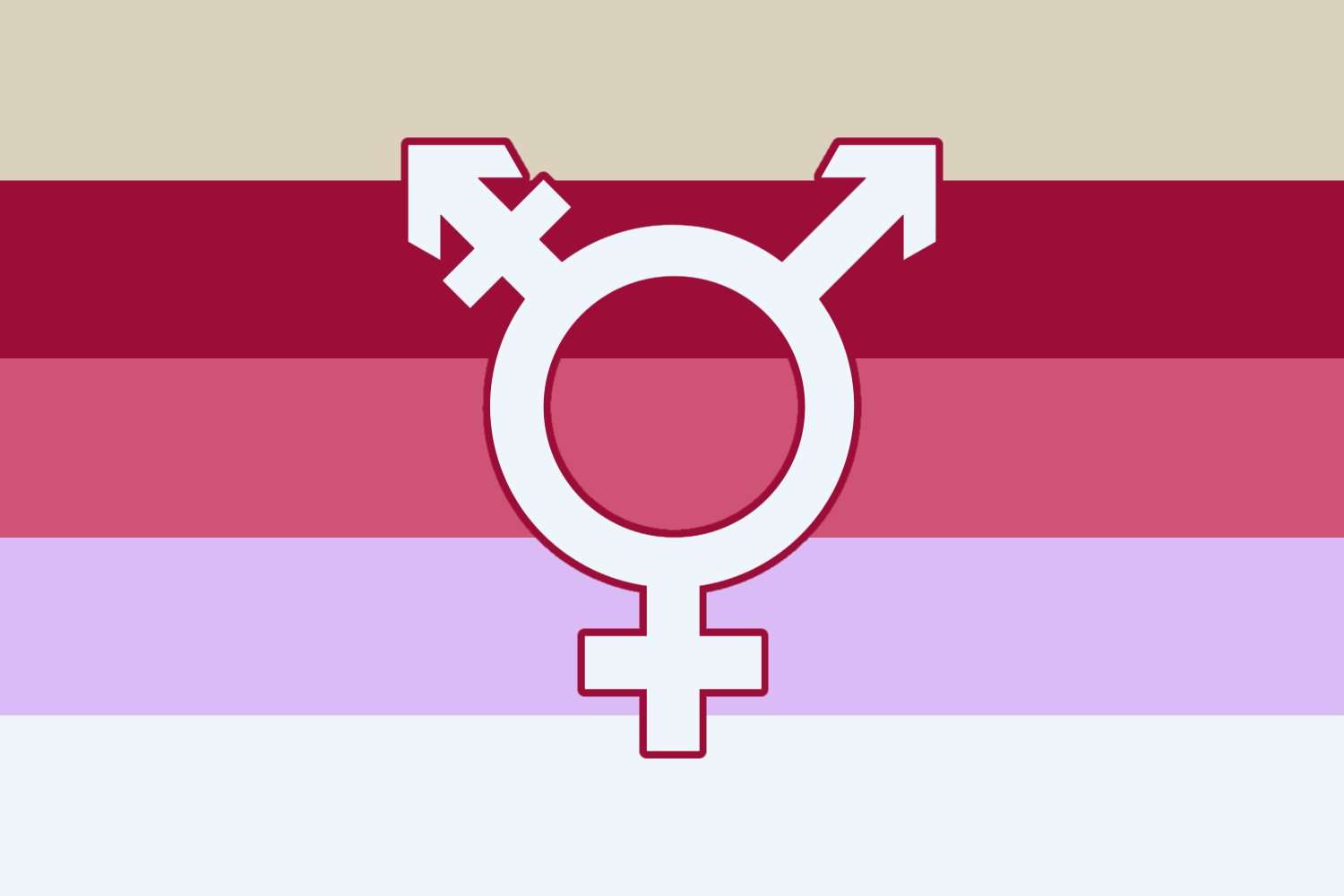 feminine trans flag