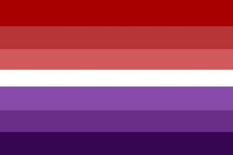 angry lesbian flag