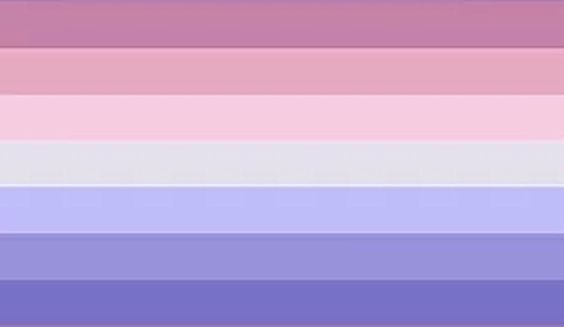 anxious lesbian flag