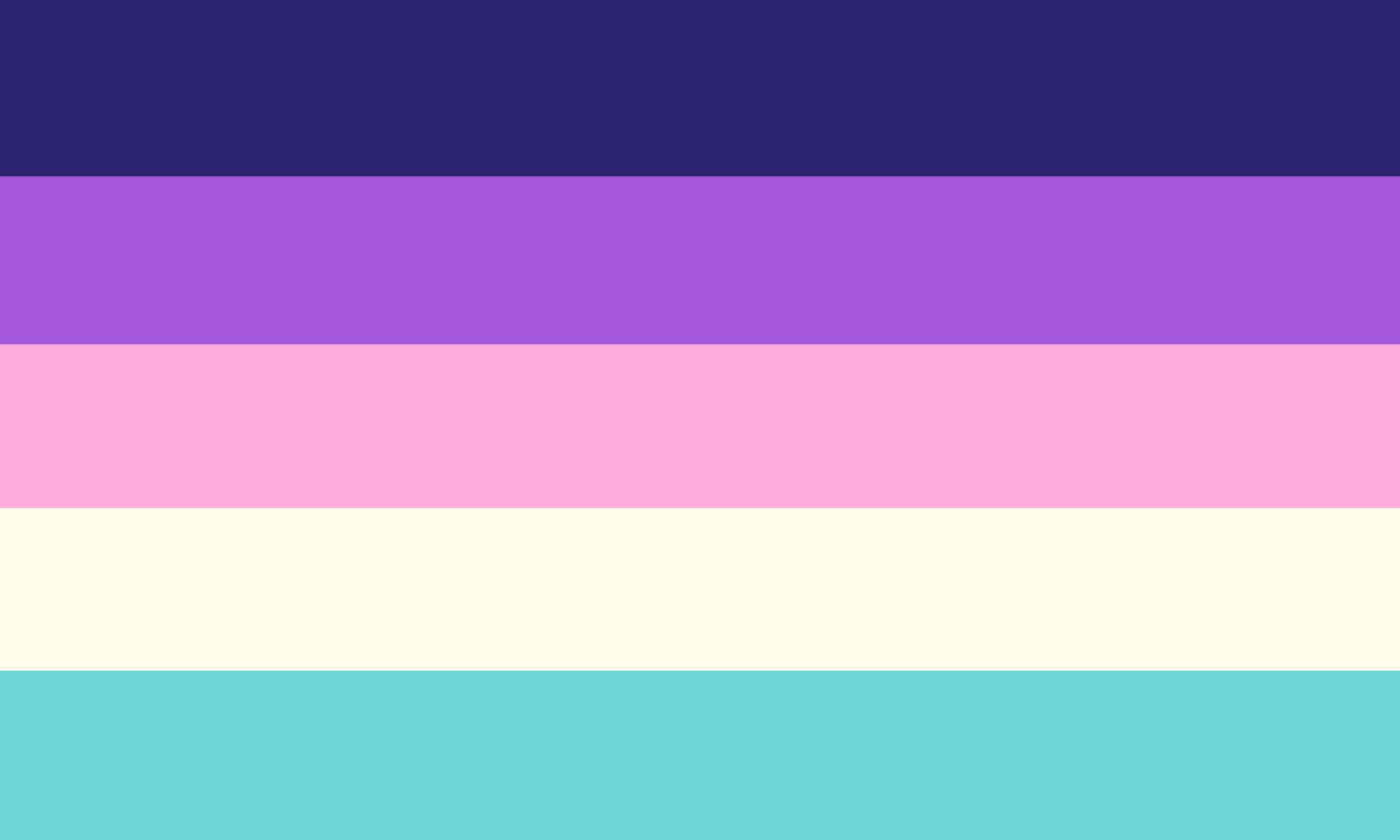 aurora lesbian flag