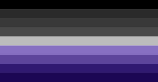 autistic, goth lesbian flag