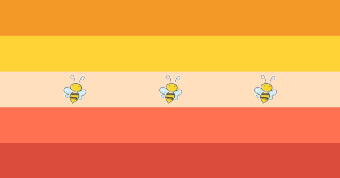 bumblebee lesbian flag