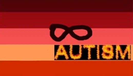 evil, autistic lesbian flag