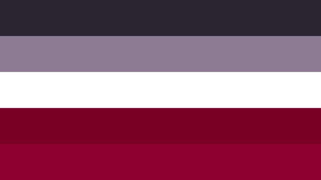 second goth lesbian flag