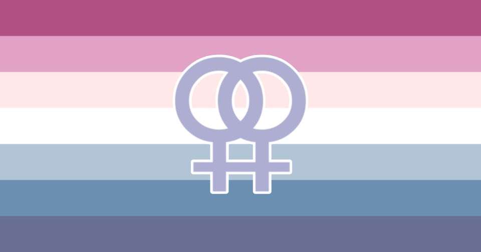 loser lesbian flag