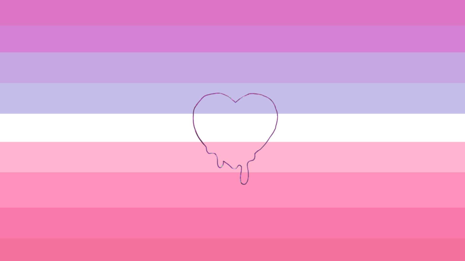 lovesick lesbian flag