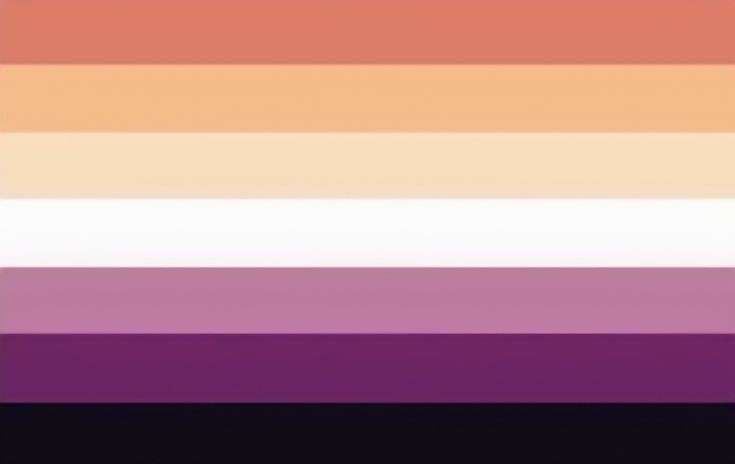 nonbinary lesbian flag