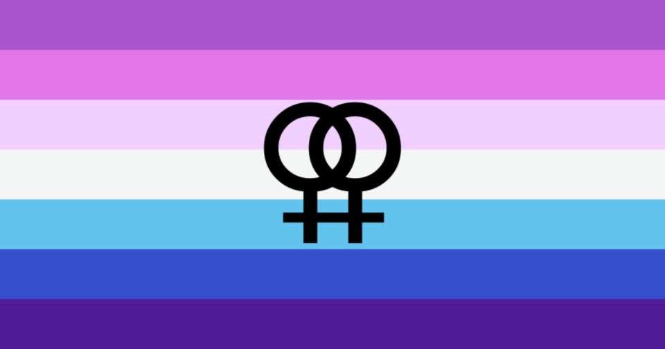 transneutral lesbian flag