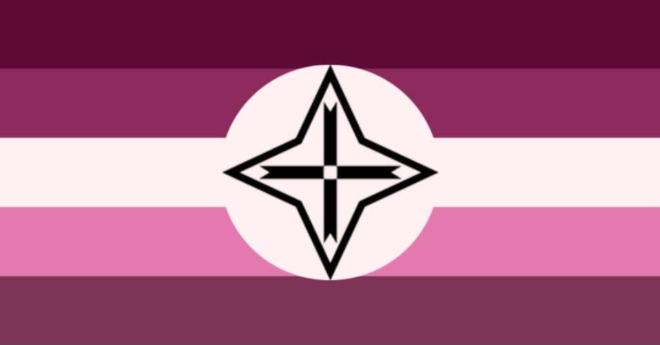 nonhuman sapphic flag