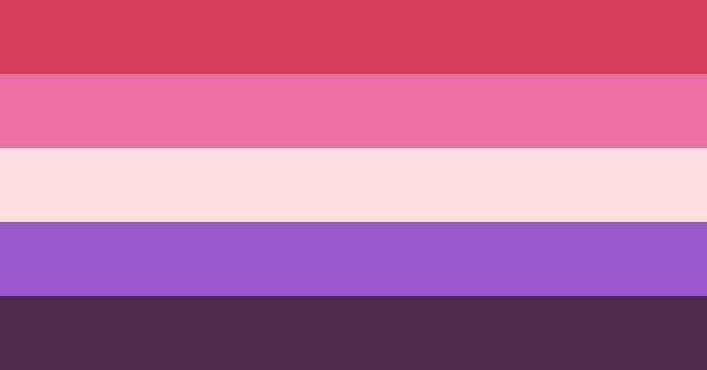 nonbinary sapphic flag