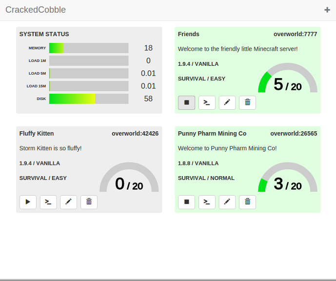 Desktop Dashboard