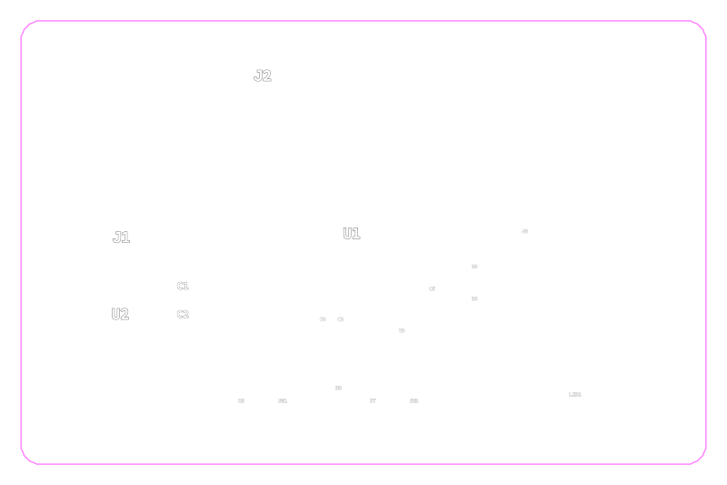 Silkscreen manufacturing QA preview from PCB Designer