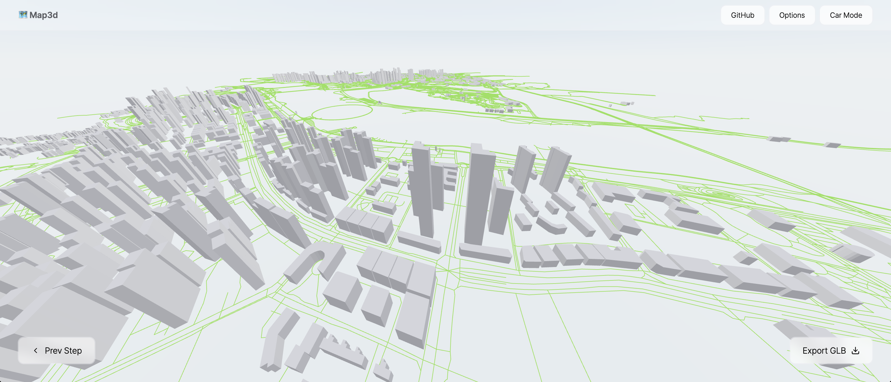 Скриншот map3d