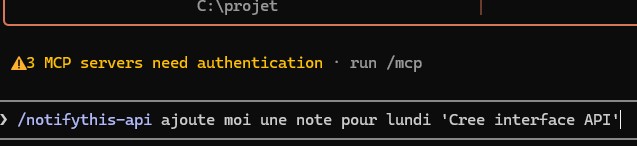Automatisation NotifyThis