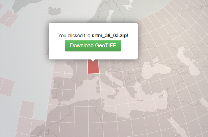 SRTM Tile example