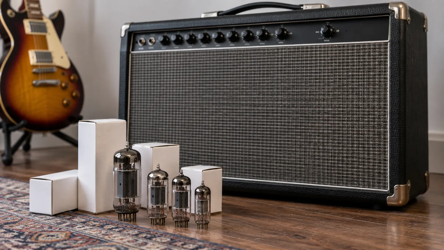 Replacement vacuum tubes in protective packaging