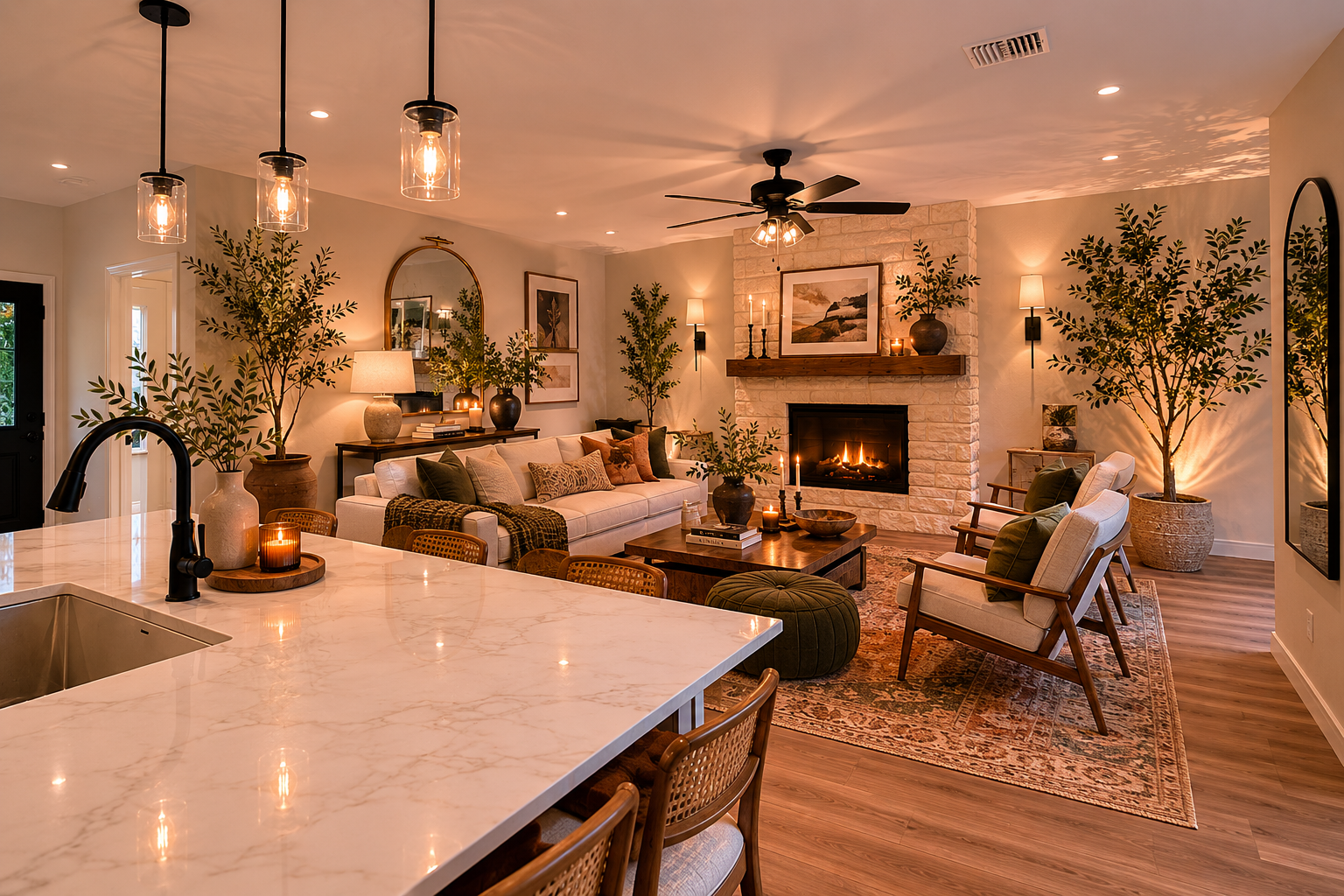Casa Stegui virtual staging example