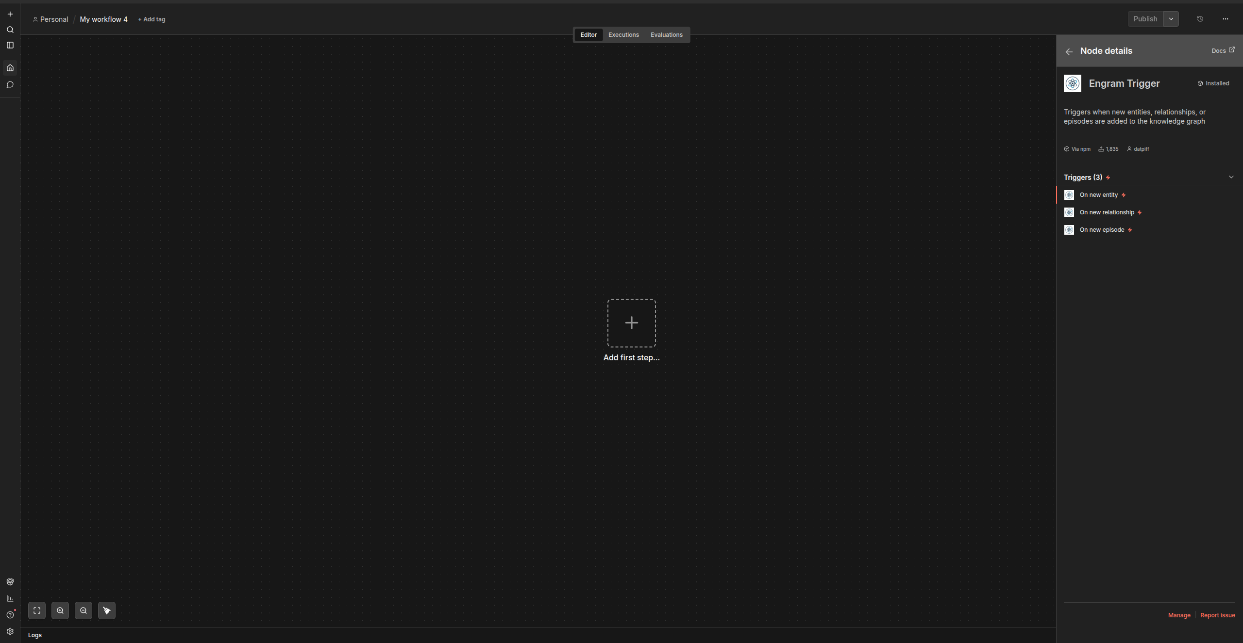 Engram Trigger events in n8n