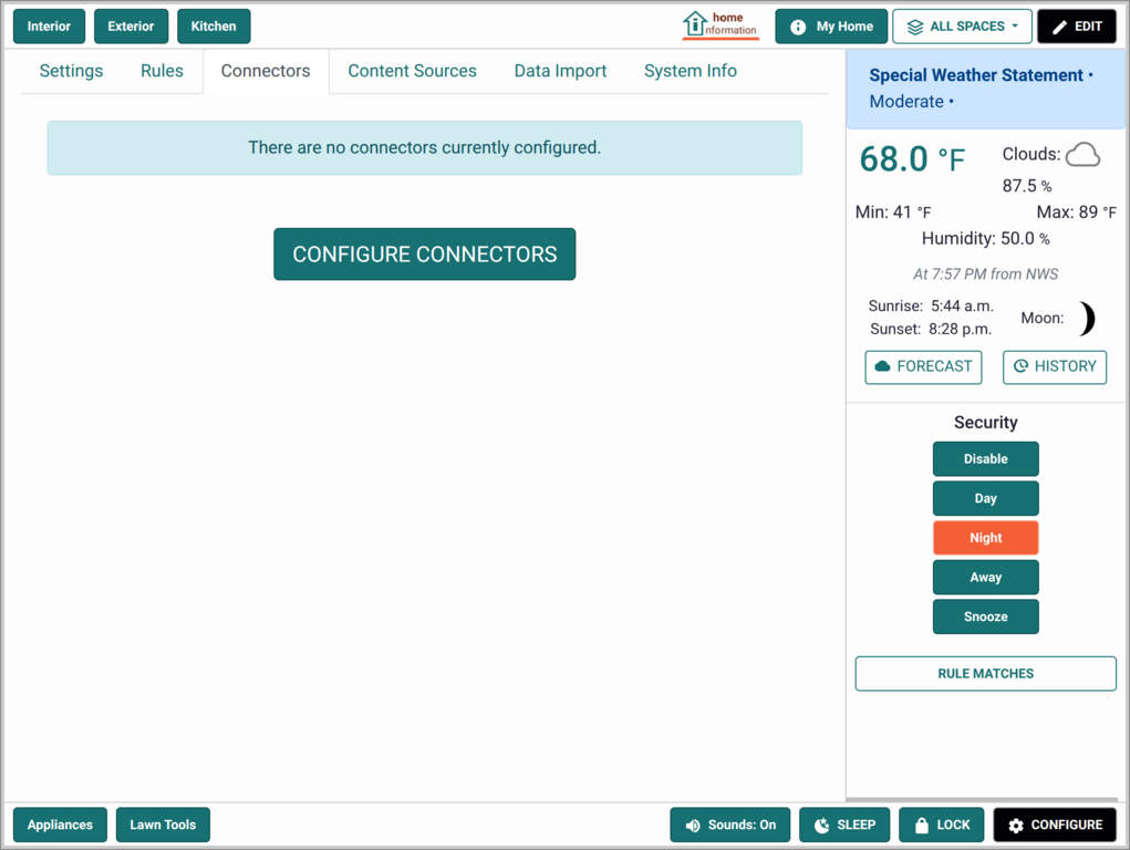 Configure button