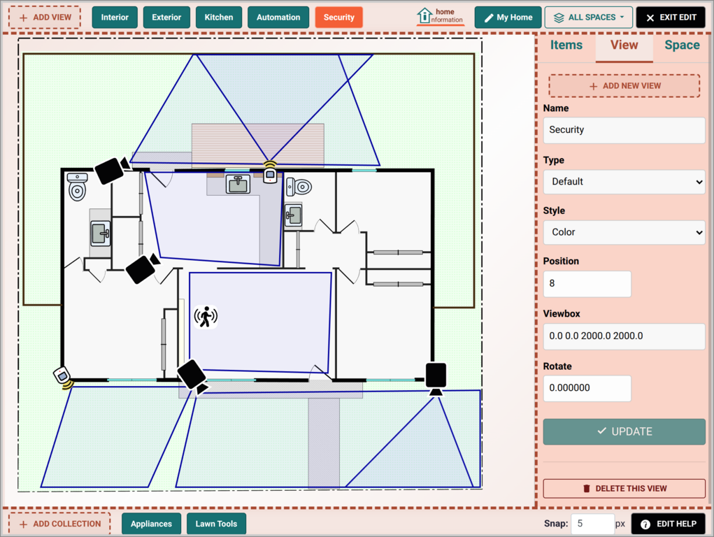 Editing View Example