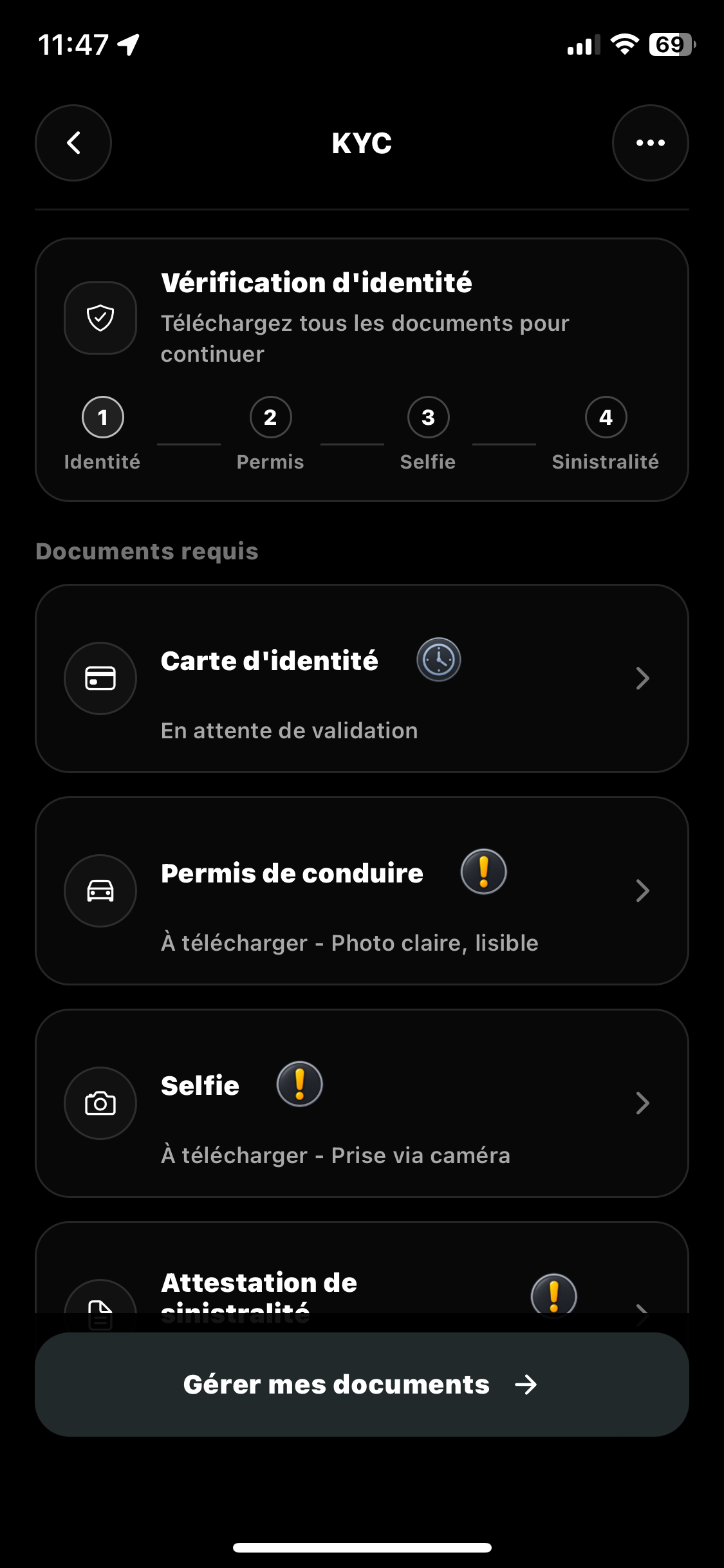 Vue d’ensemble de la vérification d’identité AirGT
